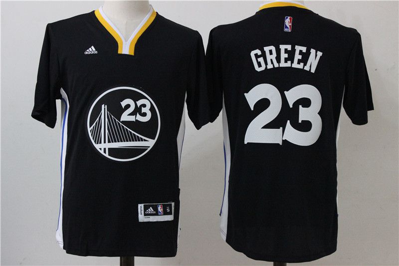 Men Golden State Warriors #23 Draymond Green Black T-shirt NBA Jerseys->denver nuggets->NBA Jersey